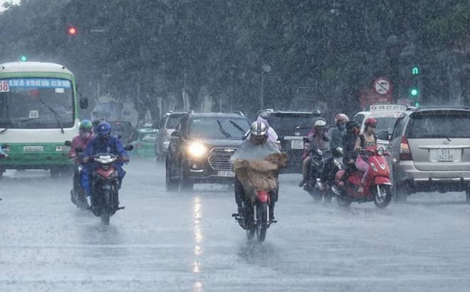 Các tỉnh Bắc Bộ ngày nắng, đêm mưa dông vài nơi