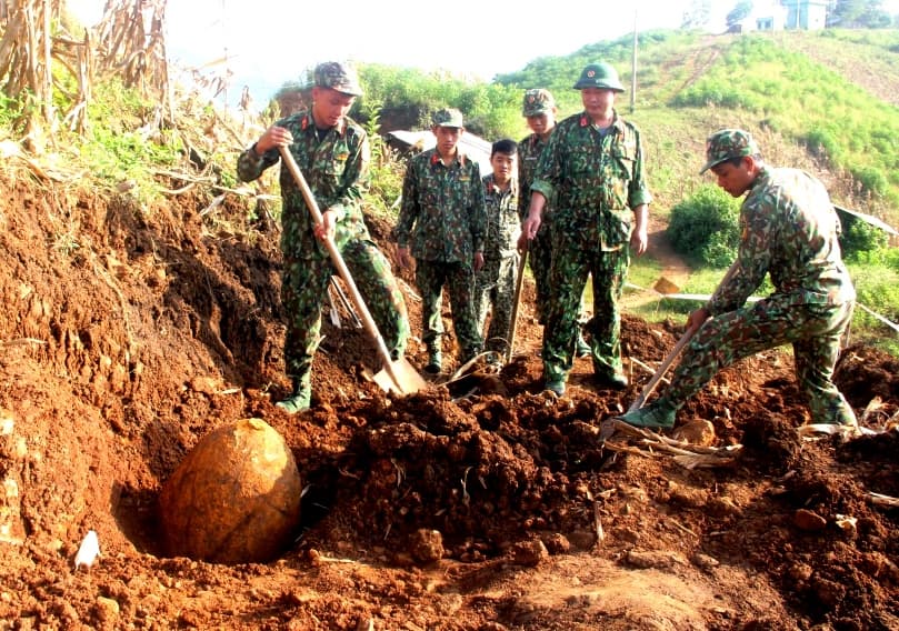 Hủy nổ thành công quả bom nặng khoảng 600kg