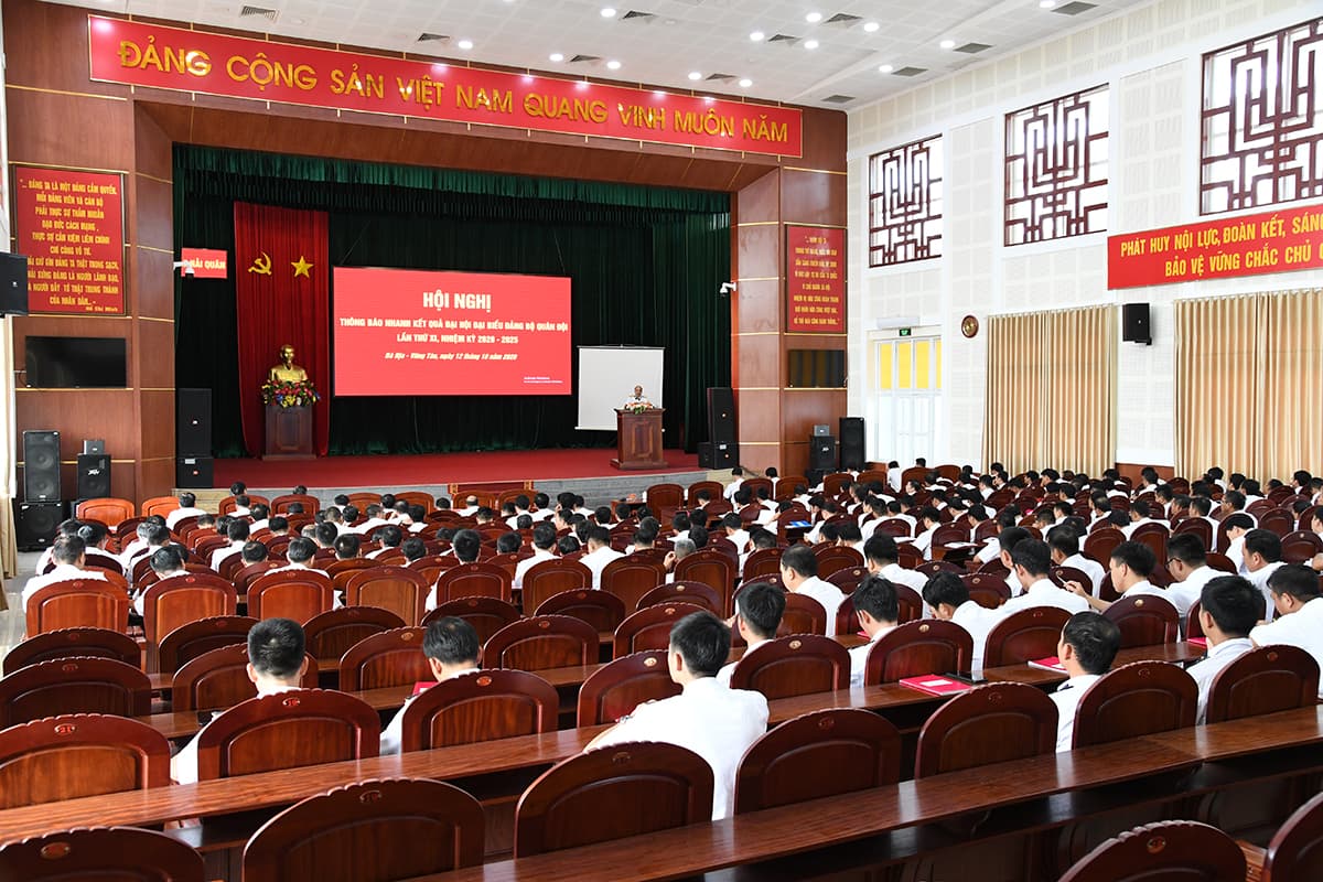 Vùng 2 Hải quân: Thông báo nhanh kết quả Đại hội đại biểu Đảng bộ Quân đội lần thứ XI