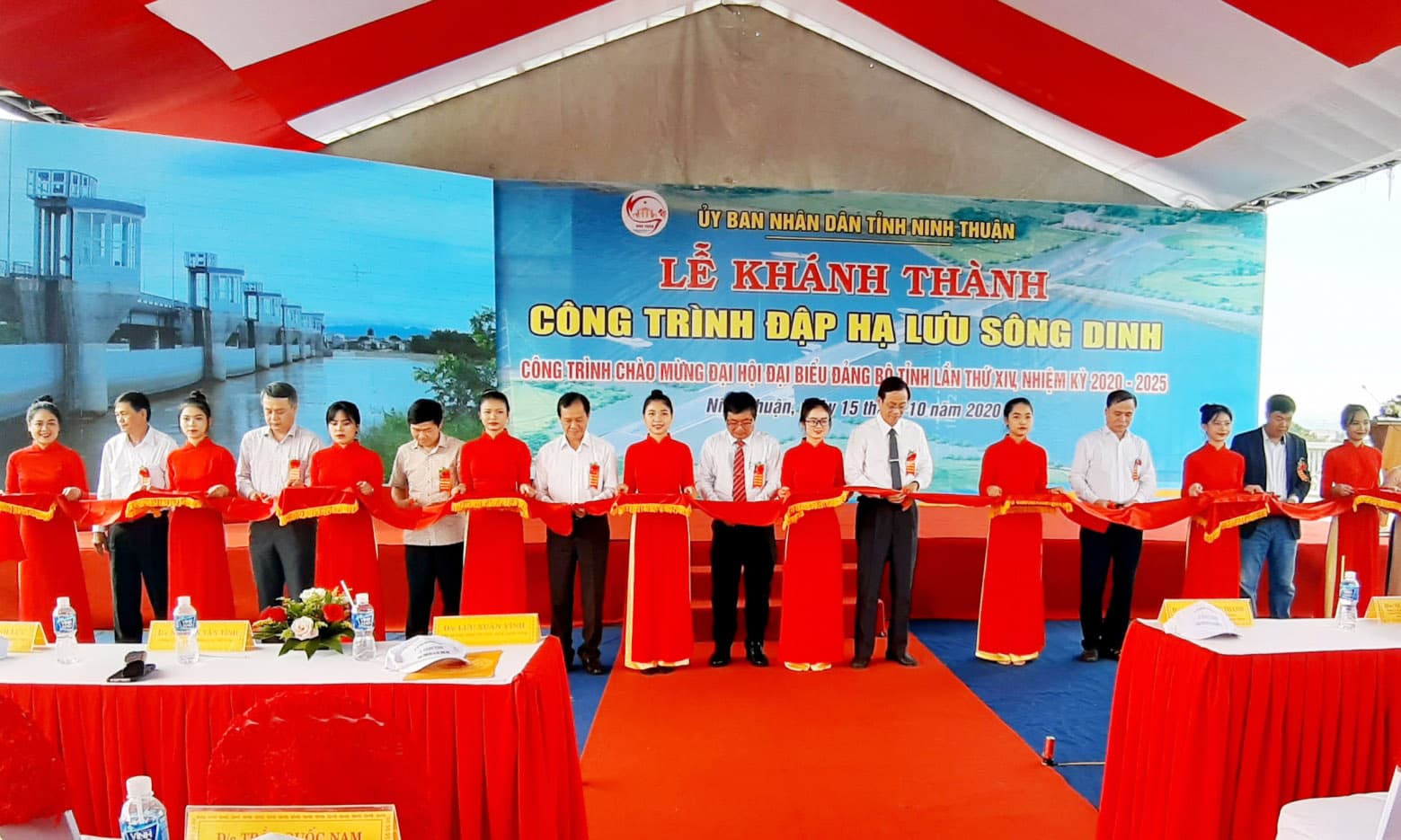Ninh Thuận: Khánh thành đập hạ lưu Sông Dinh