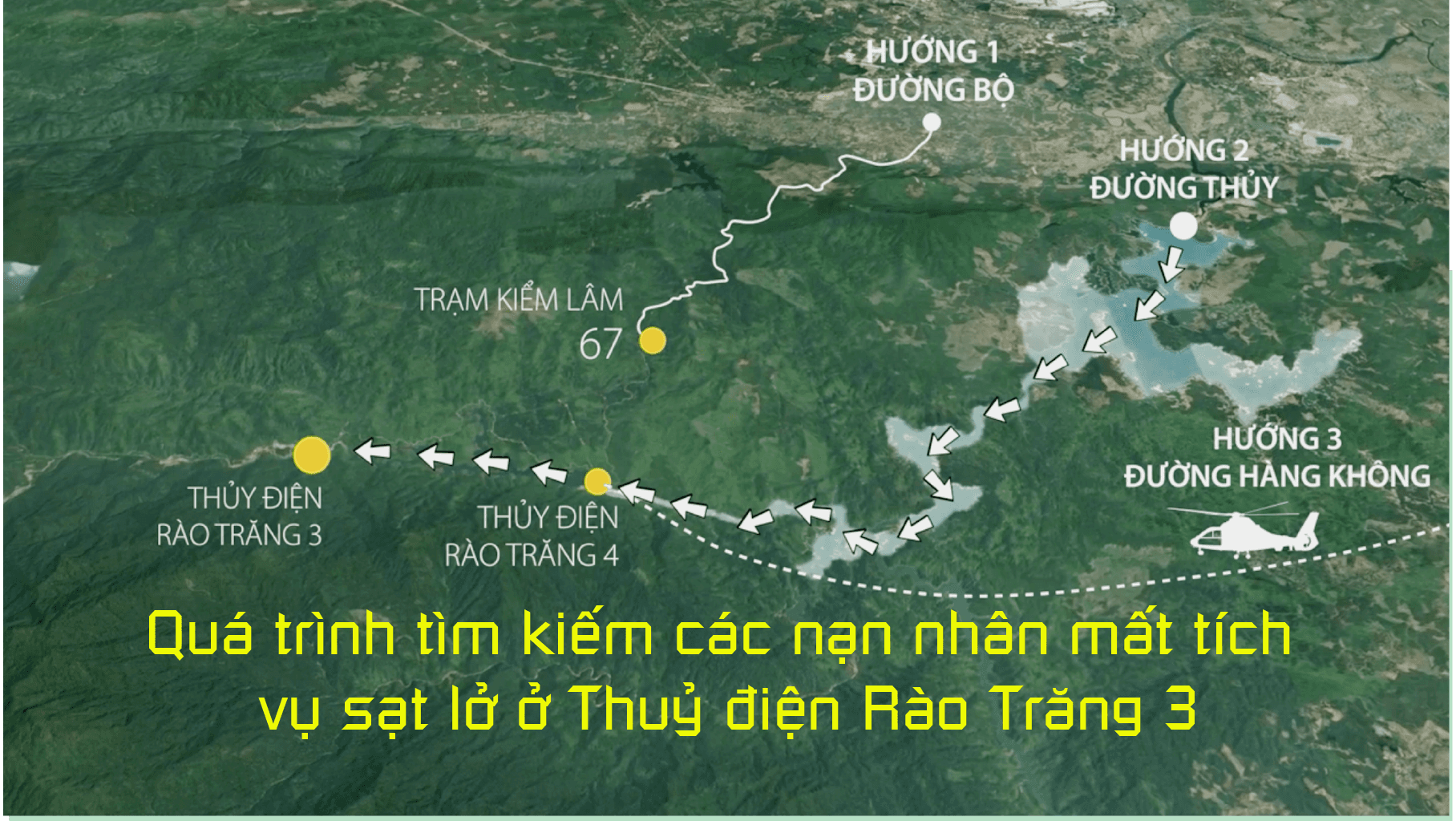 [Infographics] Quá trình tìm kiếm 13 thi thể cán bộ đoàn công tác hy sinh trong khi làm nhiệm vụ tìm kiếm cứu nạn