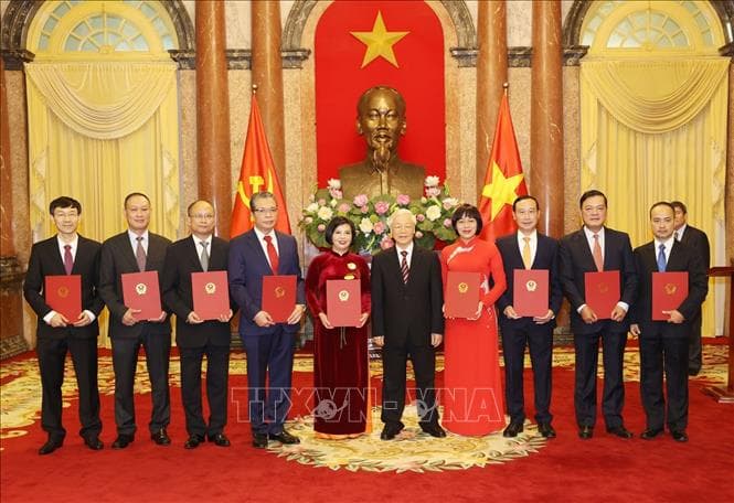 Tổng Bí thư, Chủ tịch nước Nguyễn Phú Trọng trao quyết định bổ nhiệm và tiếp các Đại sứ, Trưởng cơ quan đại diện Việt Nam tại nước ngoài