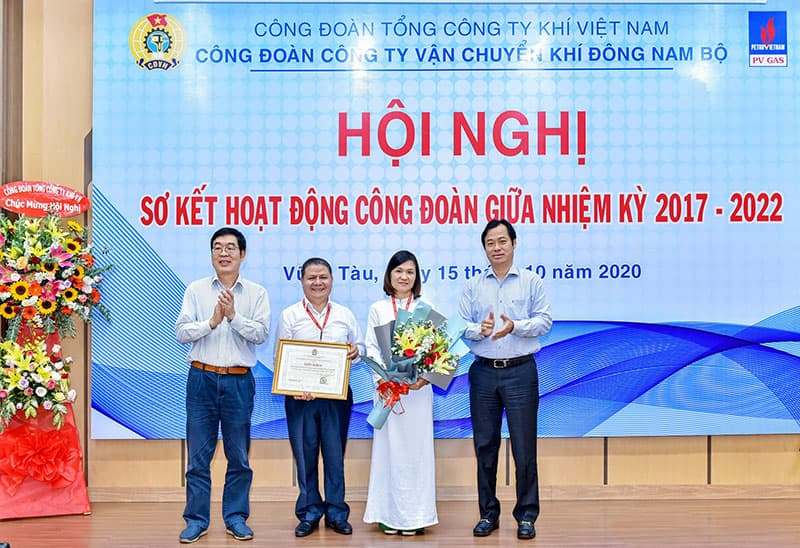 Công đoàn Công ty Vận chuyển khí Đông Nam Bộ sơ kết giữa nhiệm kỳ 2017-2022