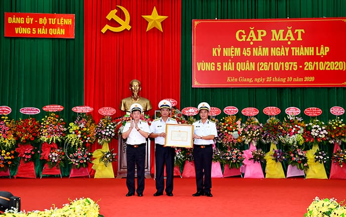 Vùng 5 Hải quân gặp mặt kỷ niệm 45 năm ngày thành lập