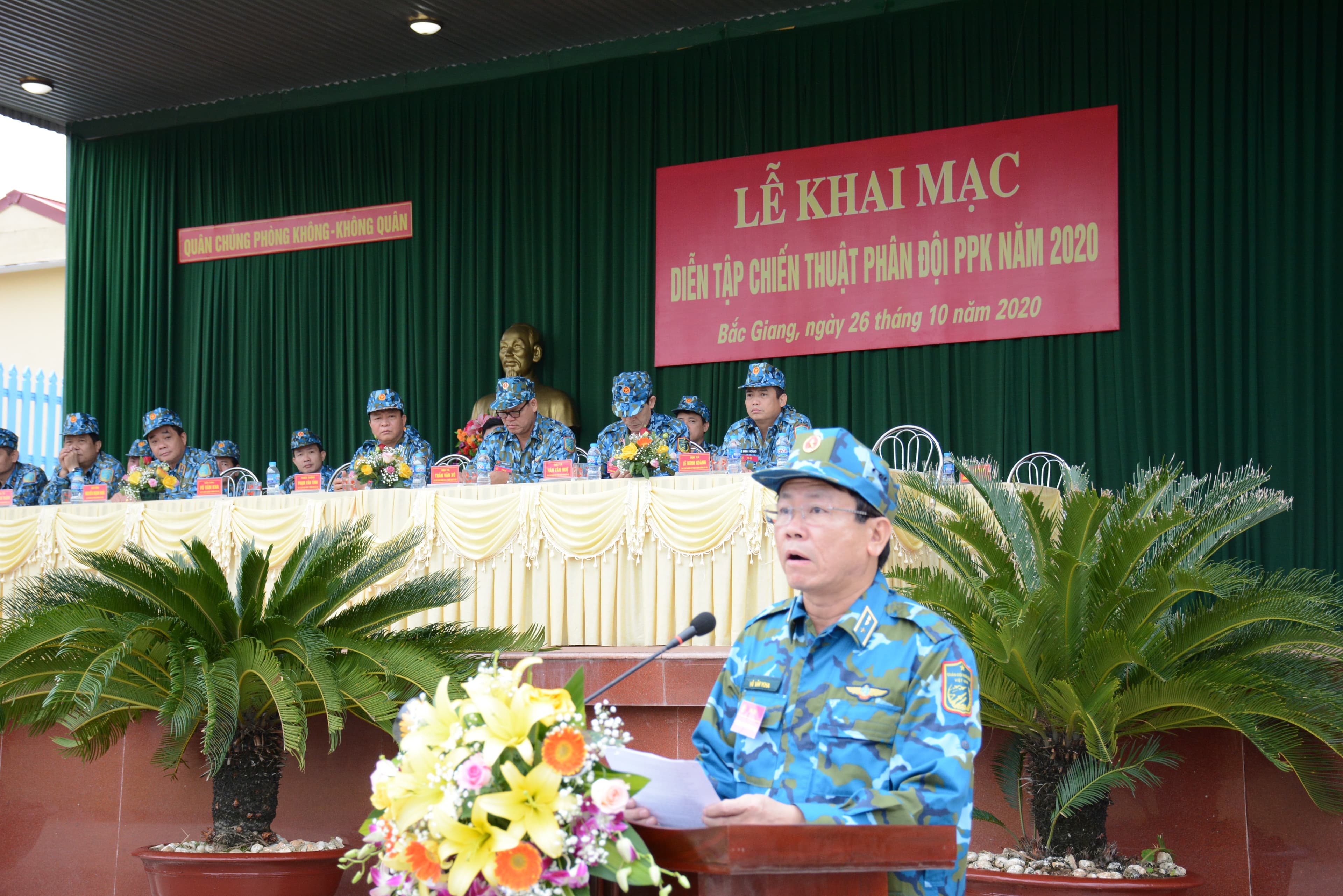 Quân chủng Phòng không - Không quân khai mạc diễn tập chiến thuật phân đội hỏa lực pháo phòng không năm 2020