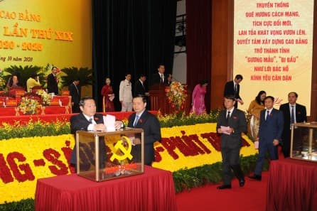 Đồng chí Lại Xuân Môn tái đắc cử Bí thư Tỉnh ủy Cao Bằng