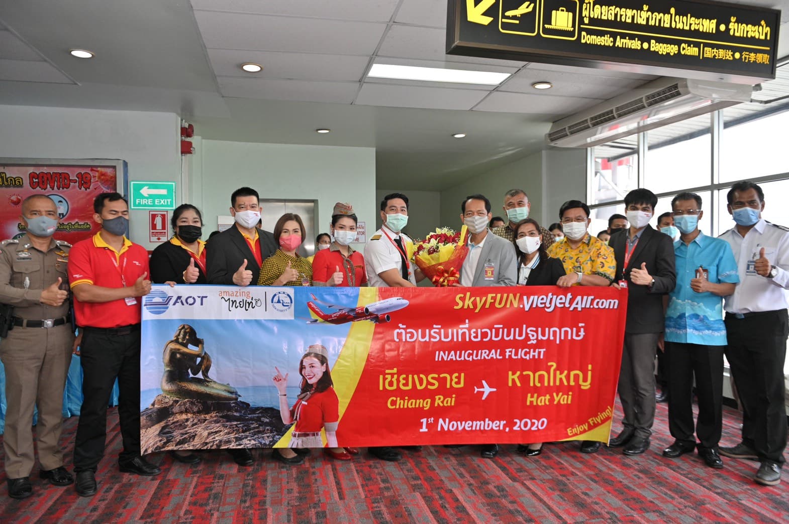 Vietjet Thái Lan tiếp tục mở đường bay mới kết nối các thành phố lớn tại Thái Lan