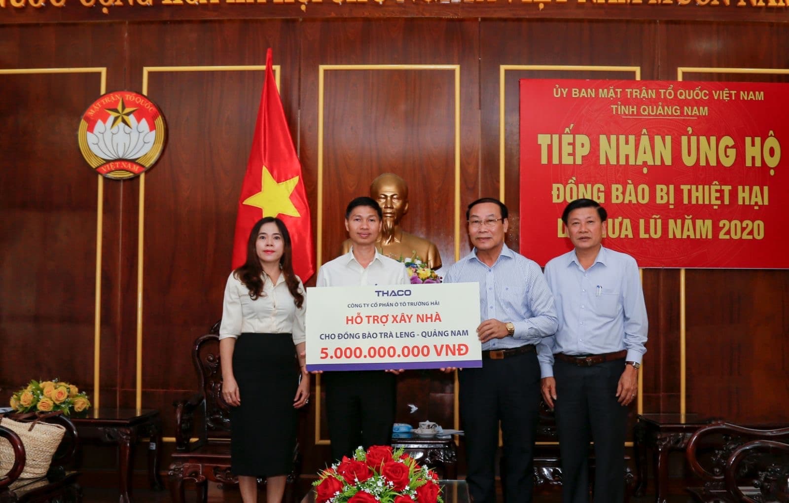 Hỗ trợ xây dựng lại ngôi làng cho đồng bào Trà Leng-Quảng Nam