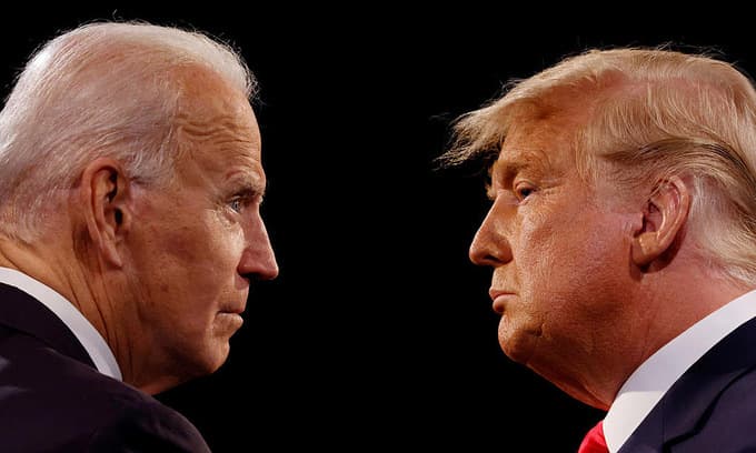Bầu cử Tổng thống Mỹ: Ứng cử viên Biden đang tạm dẫn trước đương kim Tổng thống Trump