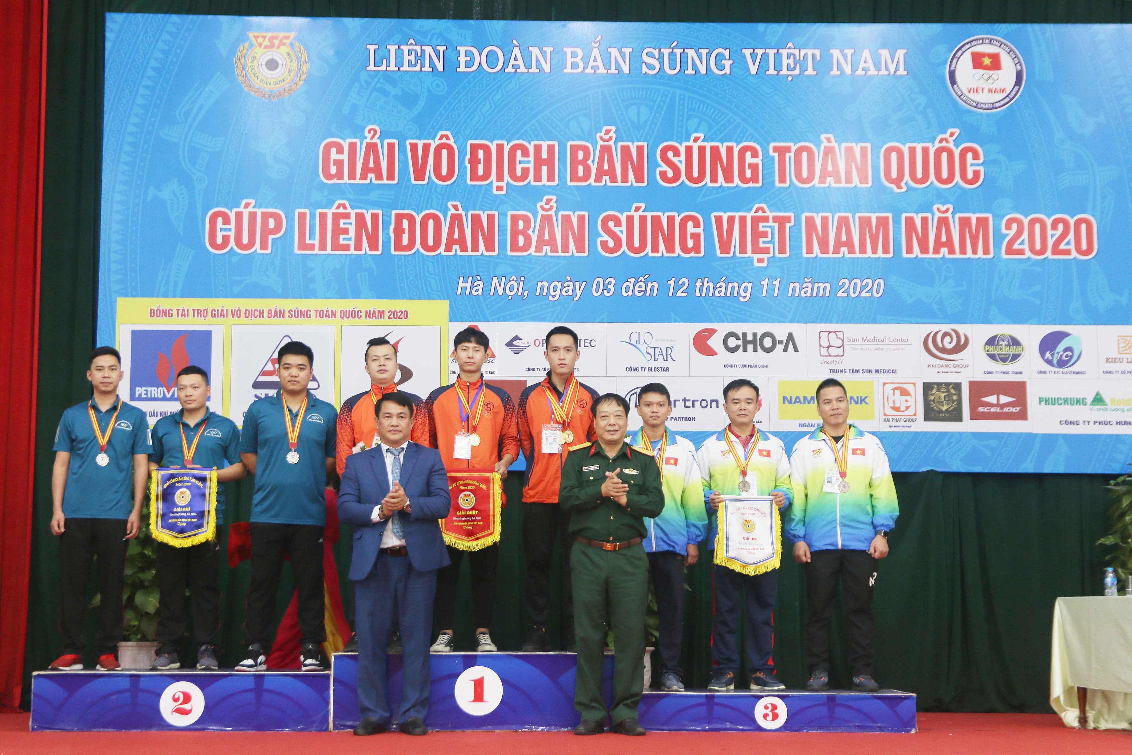 Đoàn Quân đội tạm dẫn đầu Giải vô địch bắn súng toàn quốc