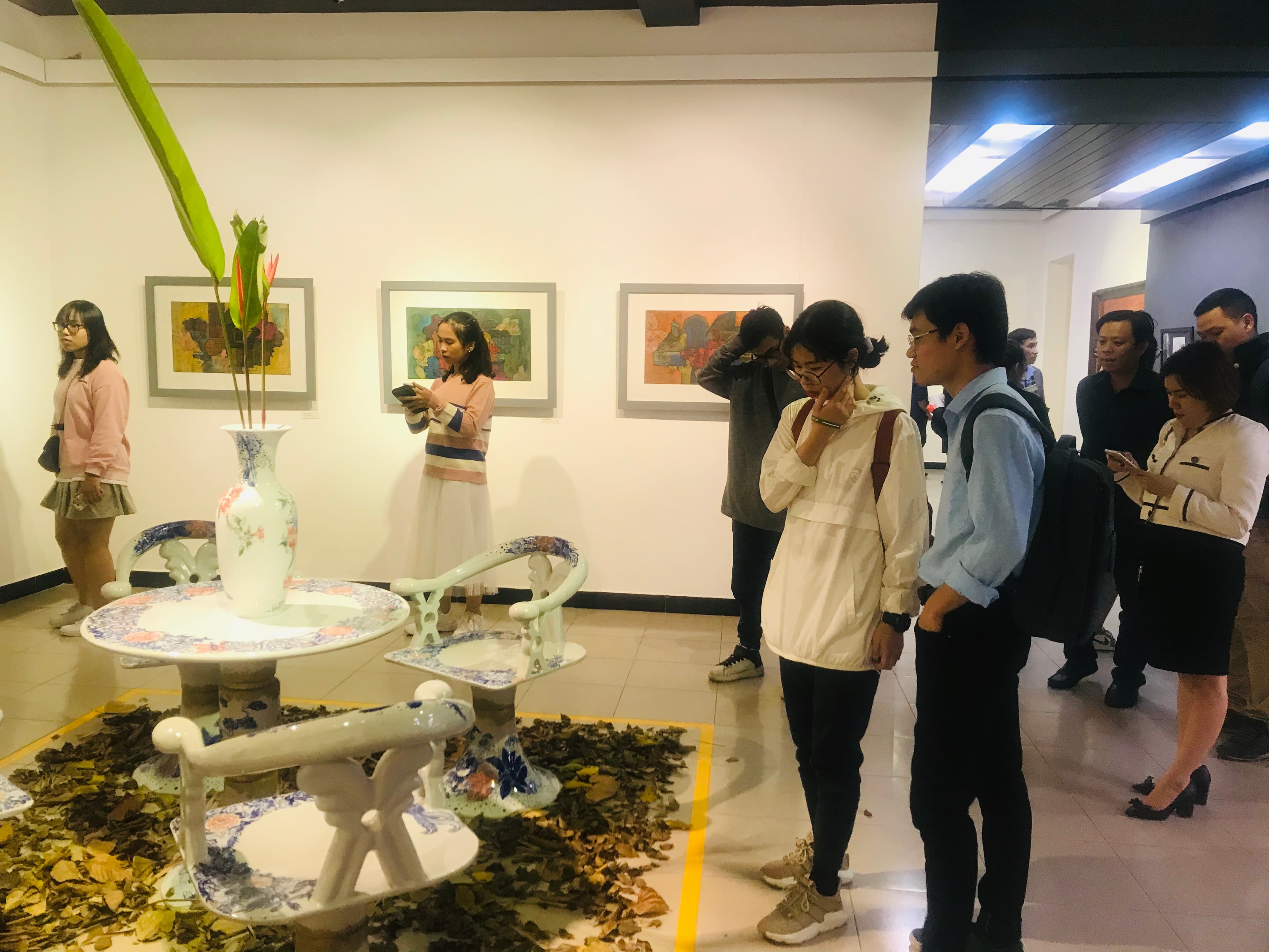 Triển lãm mỹ thuật của các nhà giáo Trường Đại học Kiến trúc Hà Nội