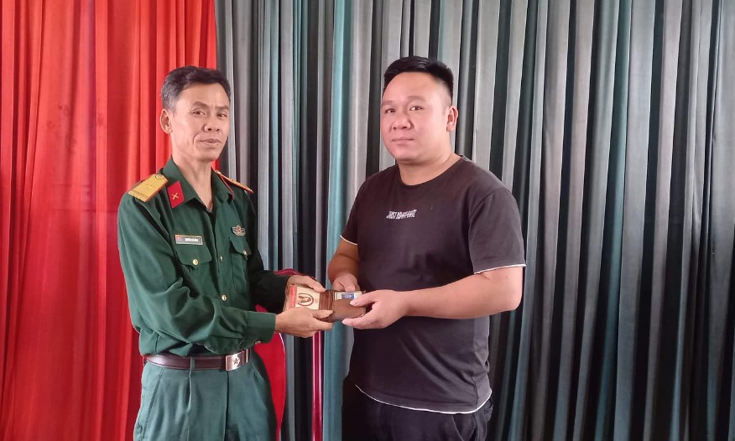Thiếu tá Nguyễn Chí Dũng không tham của rơi
