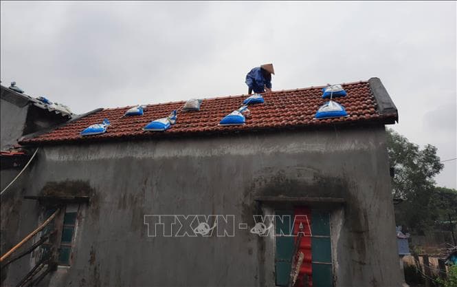 Quảng Trị: 6 người bị thương và gần 100 nhà bị tốc mái