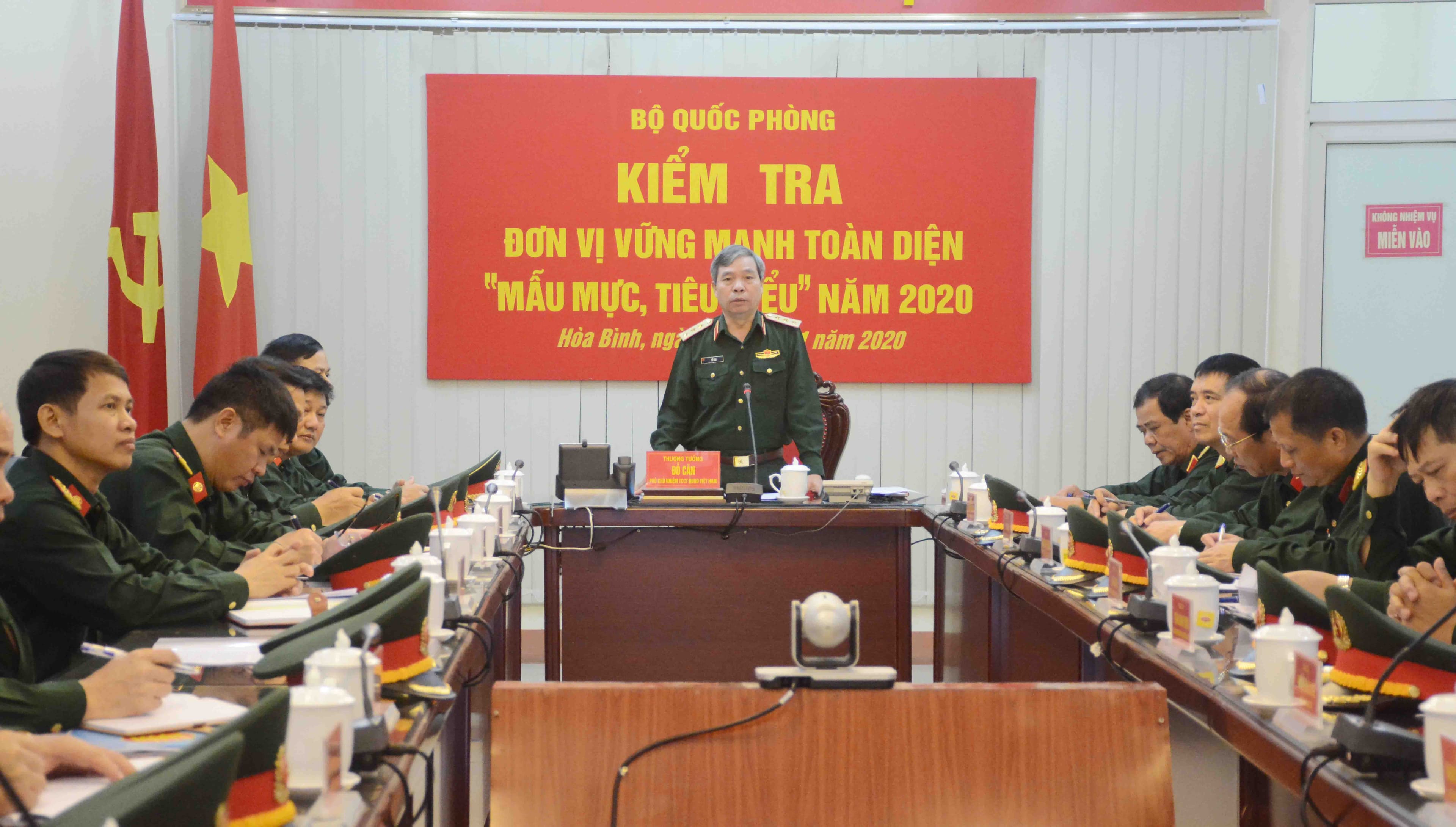 Đoàn công tác Tổng cục Chính trị  thăm và kiểm tra các đơn vị