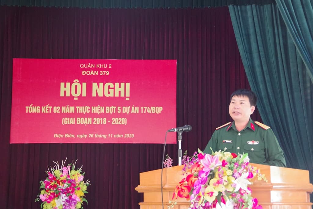 Đoàn Kinh tế-Quốc phòng 379 tổng kết đợt 5 dự án tri thức trẻ tình nguyện