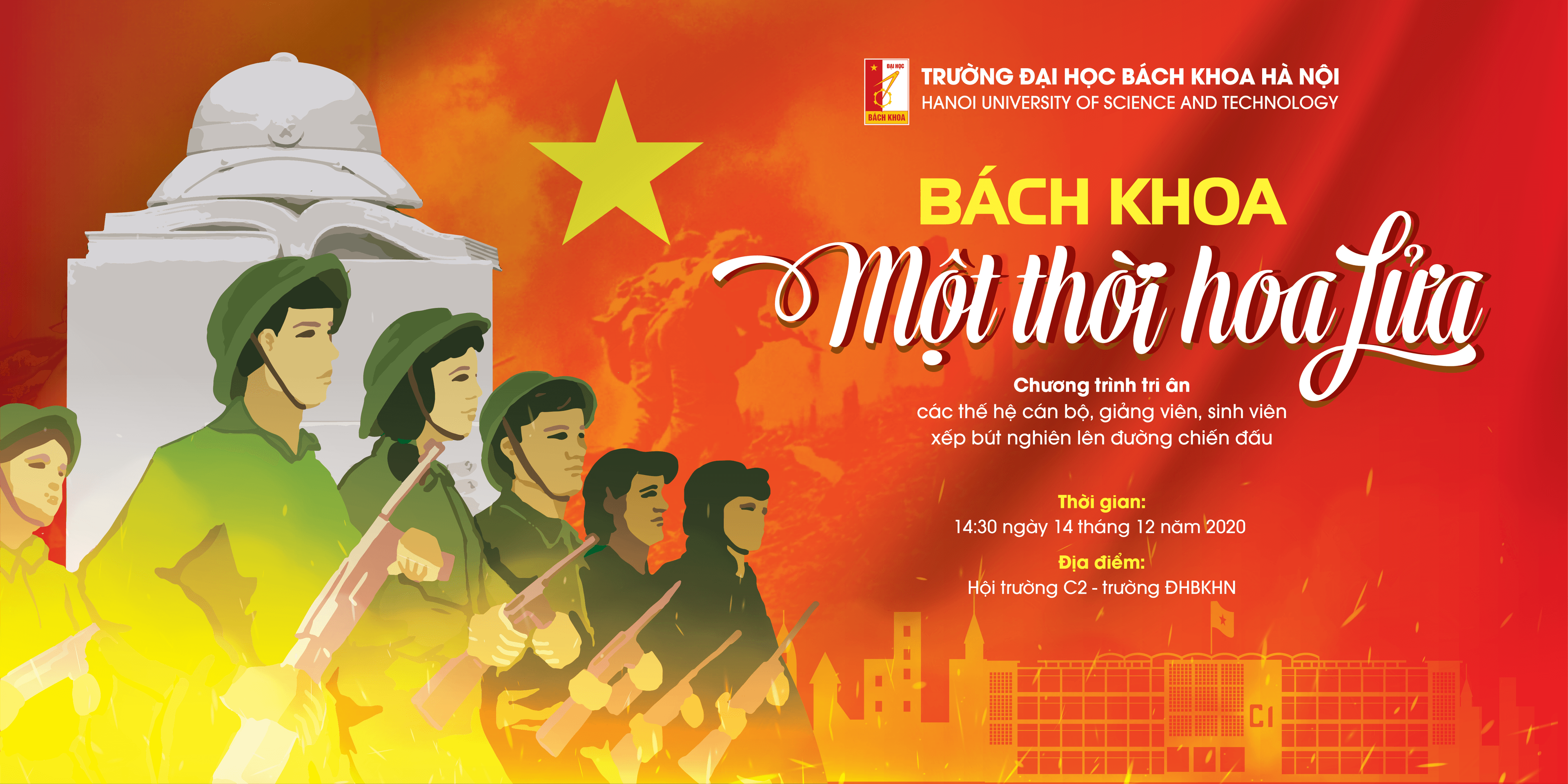 Lễ tri ân các thế hệ thầy trò Đại học Bách Khoa Hà Nội xếp bút nghiên lên đường nhập ngũ