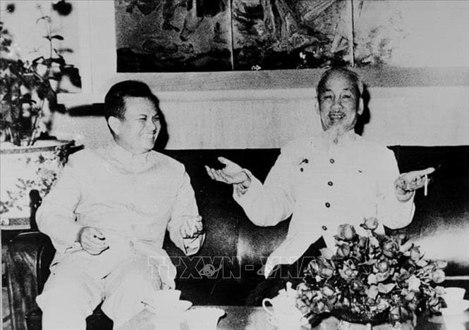 Chủ tịch Kaysone Phomvihane - người đặt nền móng cho quan hệ hữu nghị vĩ đại, đoàn kết đặc biệt và hợp tác toàn diện Việt Nam-Lào