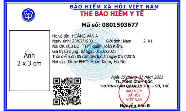Sẵn sàng cấp thẻ Bảo hiểm y tế theo mẫu mới