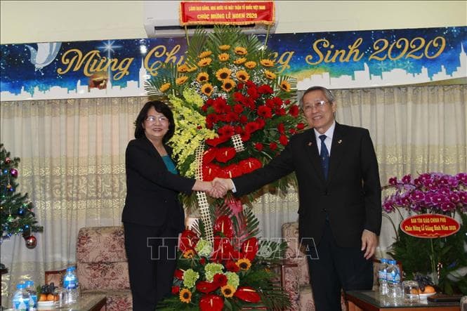 Phó chủ tịch nước Đặng Thị Ngọc Thịnh thăm, chúc mừng Tổng Liên hội Hội thánh Tin lành Việt Nam