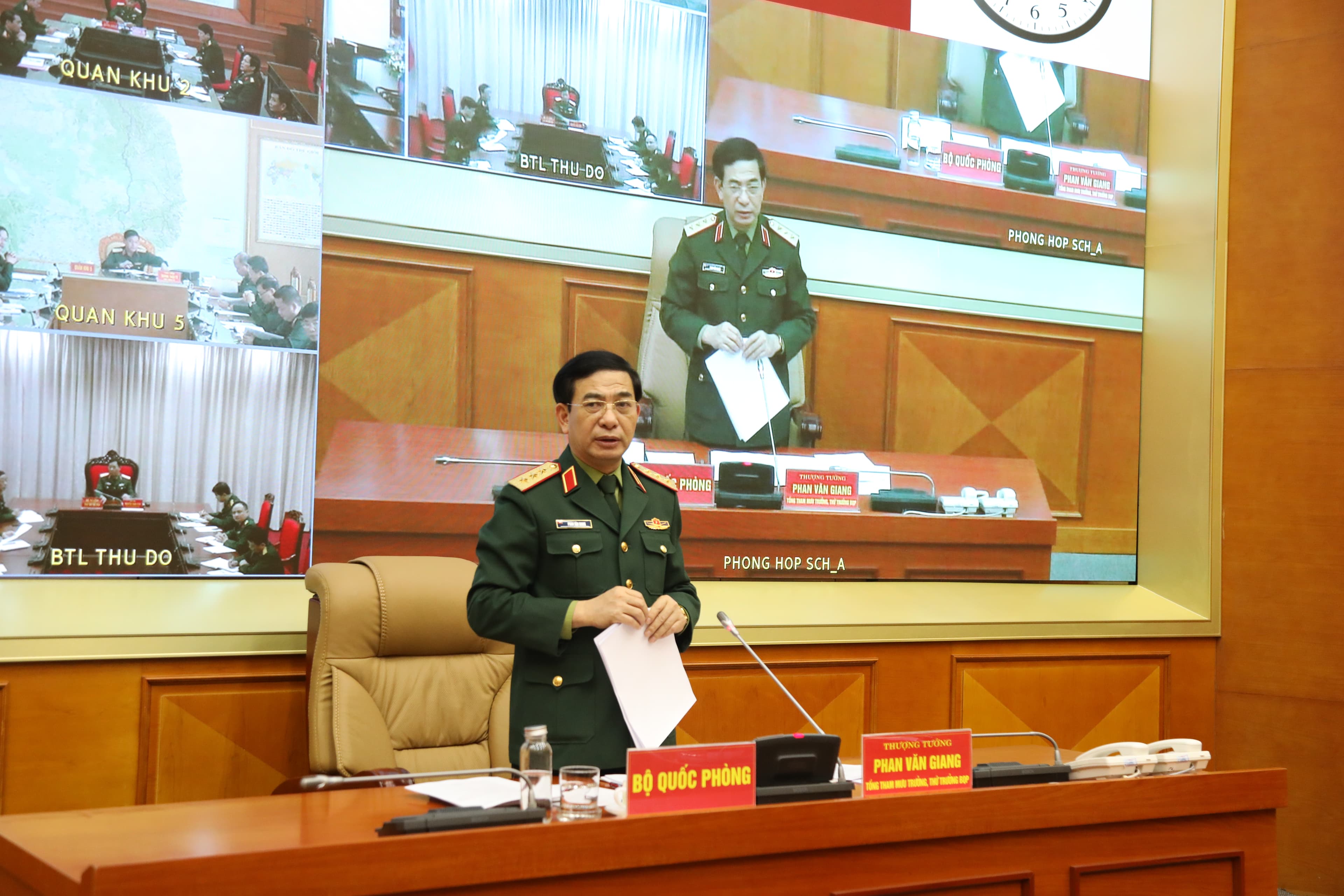 Bộ Quốc phòng sẽ gặp mặt đại biểu cán bộ cao cấp trong quân đội nghỉ hưu, nghỉ công tác năm 2020