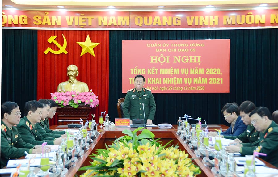 Hội nghị Ban chỉ đạo 35 Quân ủy Trung ương tổng kết nhiệm vụ năm 2020, triển khai nhiệm vụ năm 2021