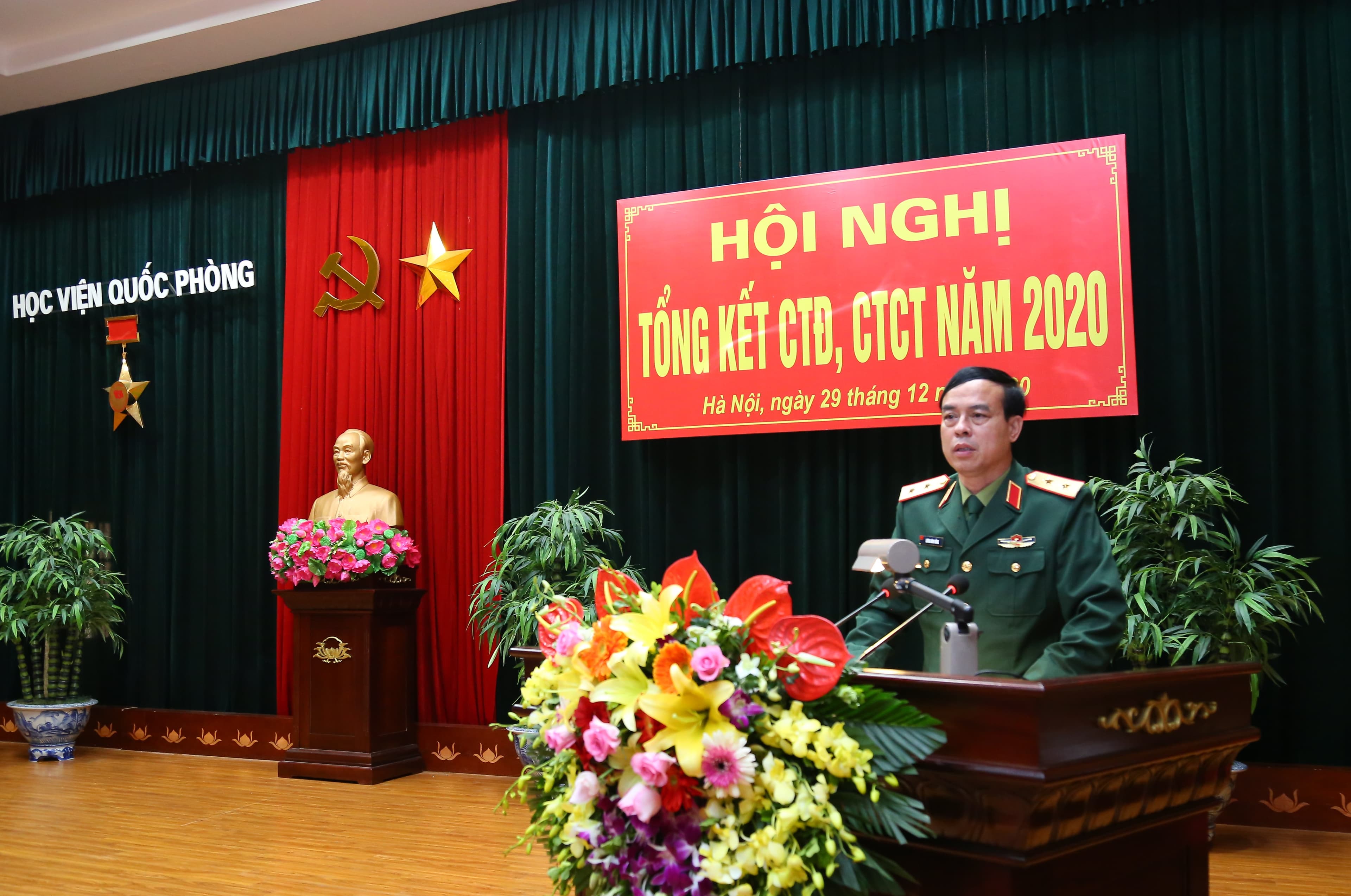 Học viện Quốc phòng tổng kết công tác Đảng, công tác chính trị năm 2020