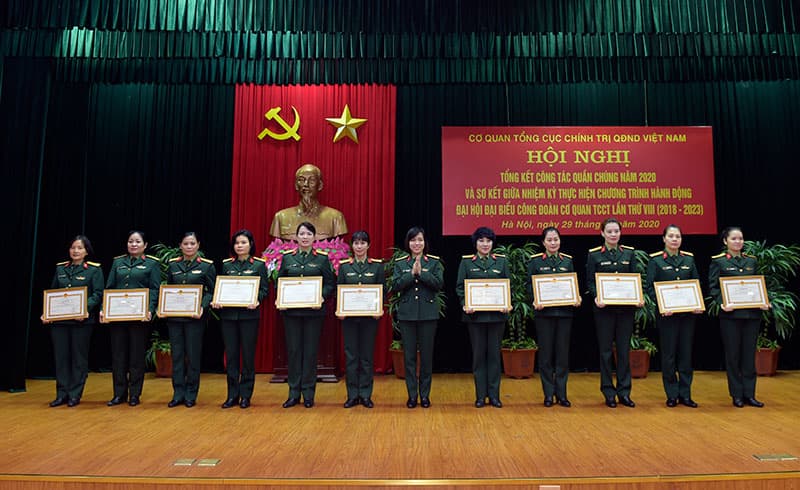 Cơ quan Tổng cục Chính trị tổng kết công tác quần chúng năm 2020