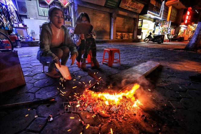 Đêm 1-1, Bắc Bộ và Bắc Trung Bộ trời rét đậm, rét hại với nhiệt độ có nơi dưới 4 độ C