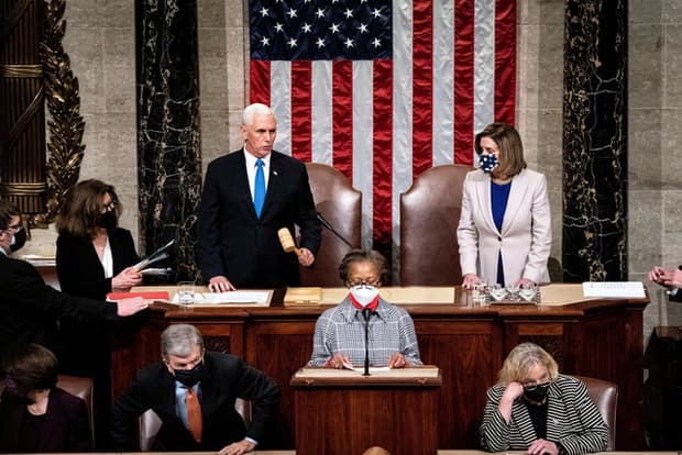 Quốc hội Mỹ xác nhận ứng cử viên Joe Biden trở thành Tổng thống