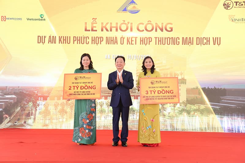 T&T Group khởi công Khu phức hợp nhà ở-Thương mại dịch vụ tại trung tâm TP Long Xuyên