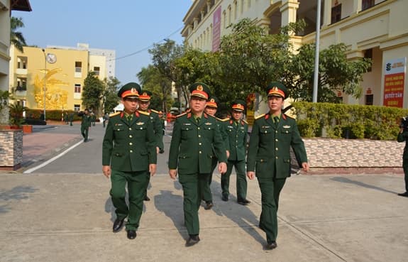 Đoàn công tác Tổng cục Chính trị, thăm, kiểm tra Đoàn 871

​