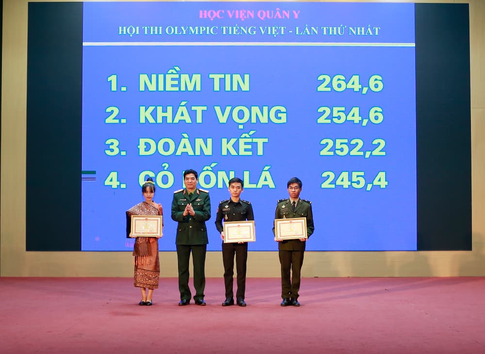 Học viện Quân y tổ chức hội thi Olympic tiếng Việt dành cho học viên quốc tế