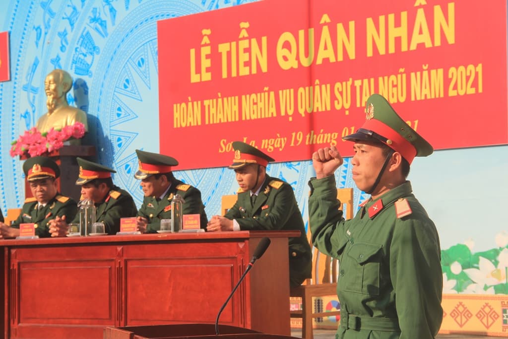 Sơn La, Điện Biên: Tiễn quân nhân hoàn thành nghĩa vụ quân sự