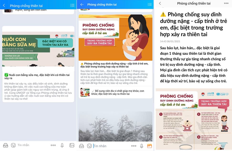 UNICEF và Tổng cục PCTT nâng cao kiến thức bảo vệ và chăm sóc trẻ em