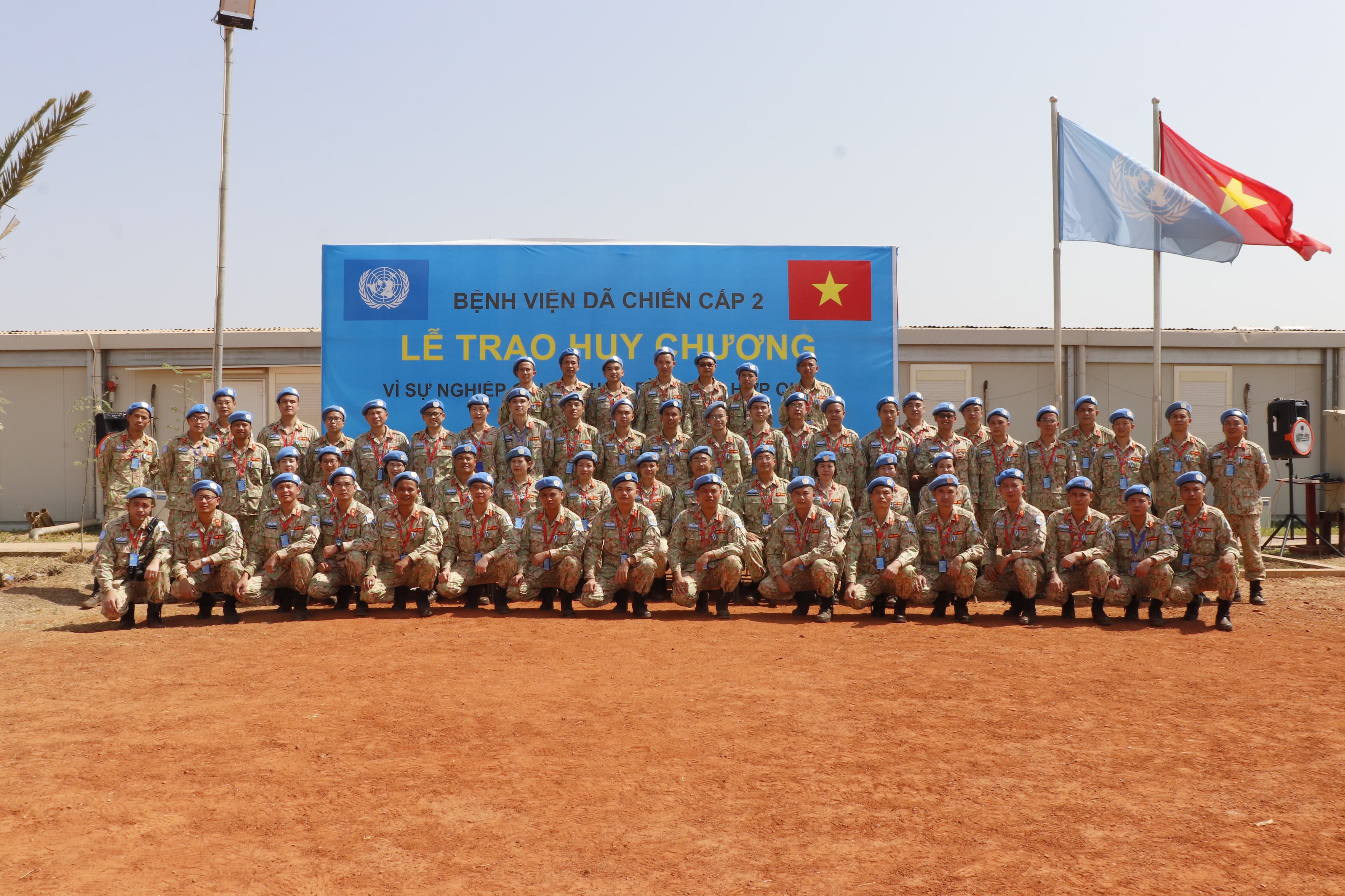 Bệnh viện dã chiến Việt Nam tại CH Nam Sudan được trao Huy chương Vì sự nghiệp Gìn giữ hòa bình Liên hợp quốc