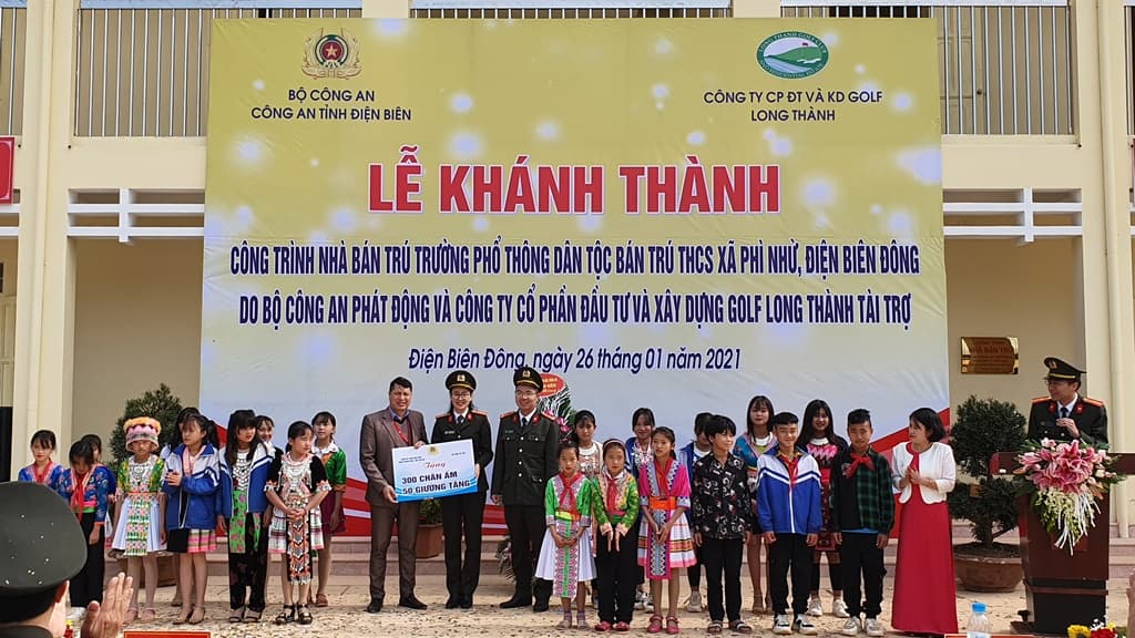 Khánh thành công trình nhà ở bán trú cho học sinh ở Điện Biên Đông