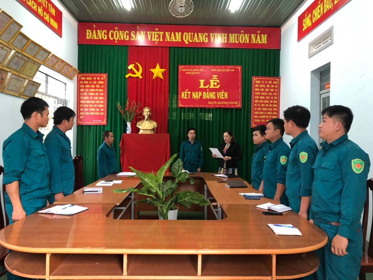 Quốc phòng vững nhờ chi bộ quân sự mạnh