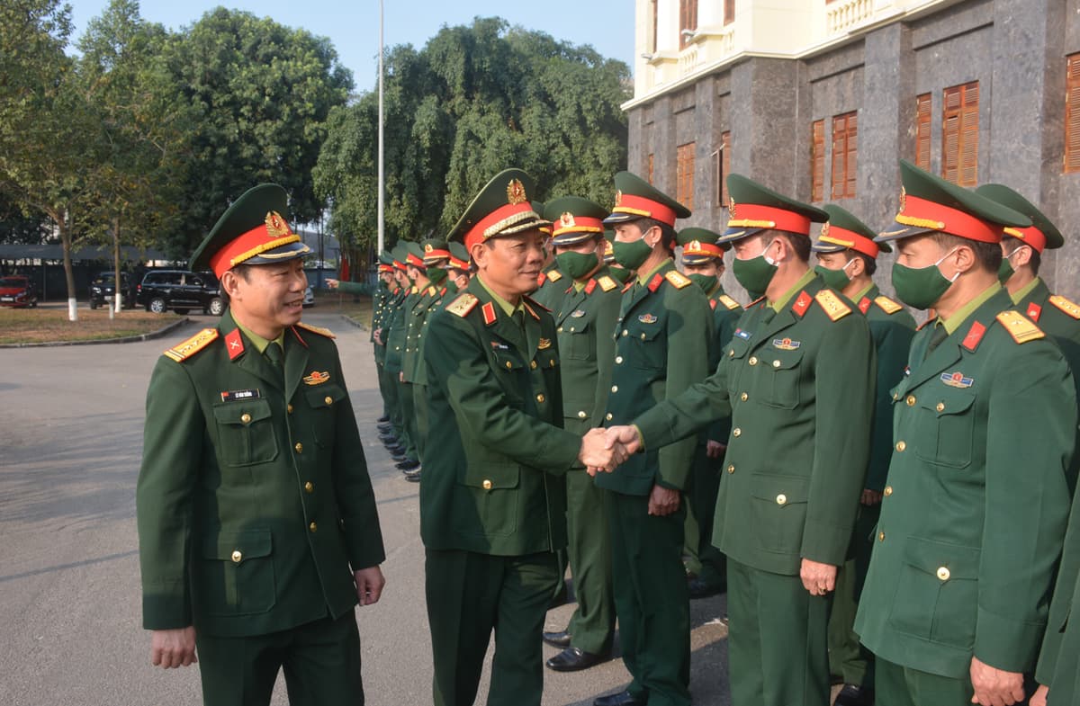 Đoàn công tác Bộ Tổng Tham mưu thăm, chúc Tết Bộ CHQS tỉnh Bắc Giang