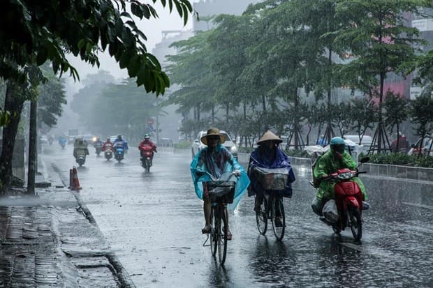 Bắc Bộ và Bắc Trung Bộ có mưa vừa, mưa to và dông