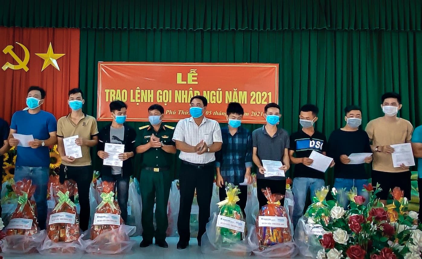 Sẵn sàng lên đường thực hiện nghĩa vụ quân sự