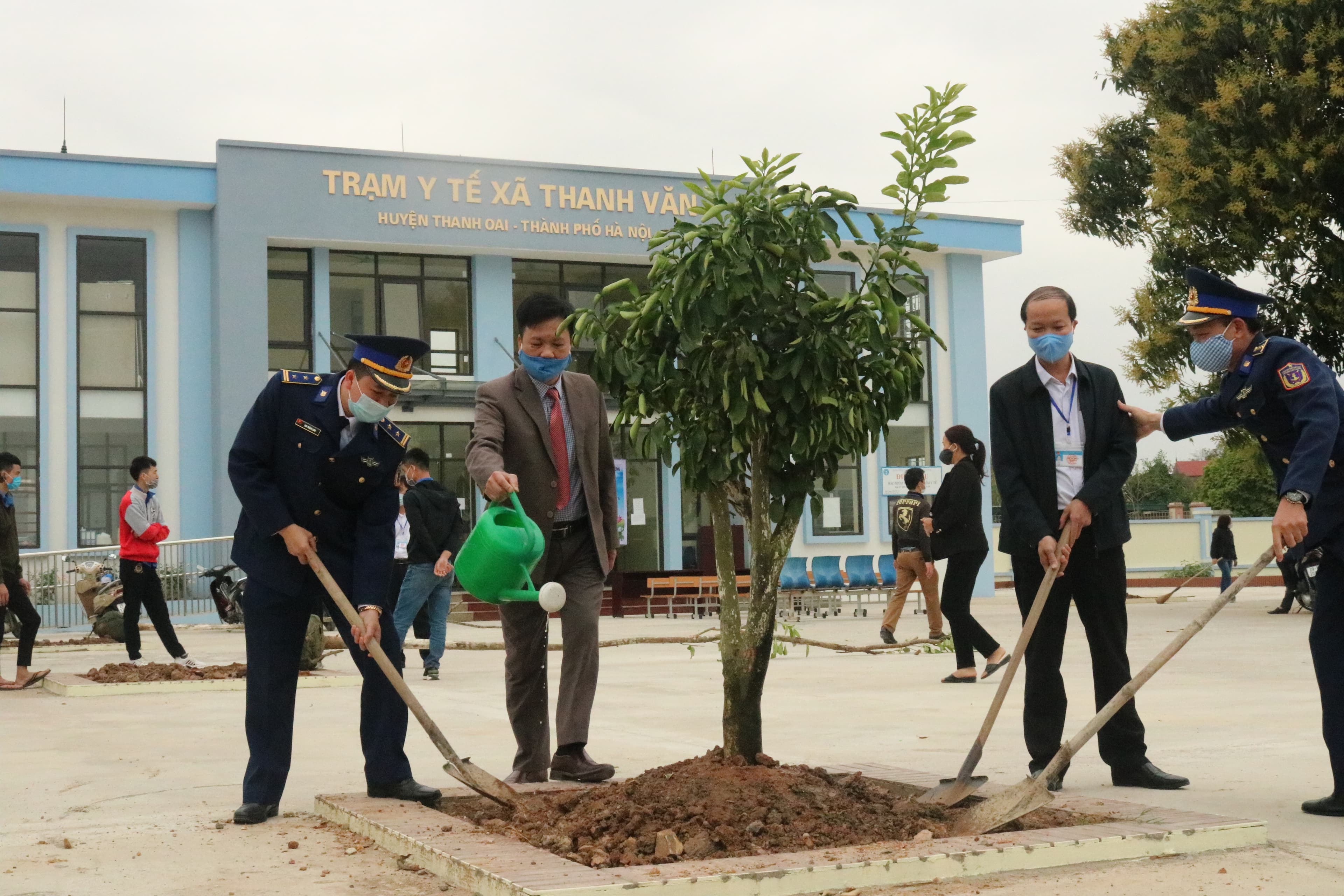 Trung tâm Đào tạo và Bồi dưỡng nghiệp vụ Cảnh sát biển tích cực trồng cây cải tạo môi trường