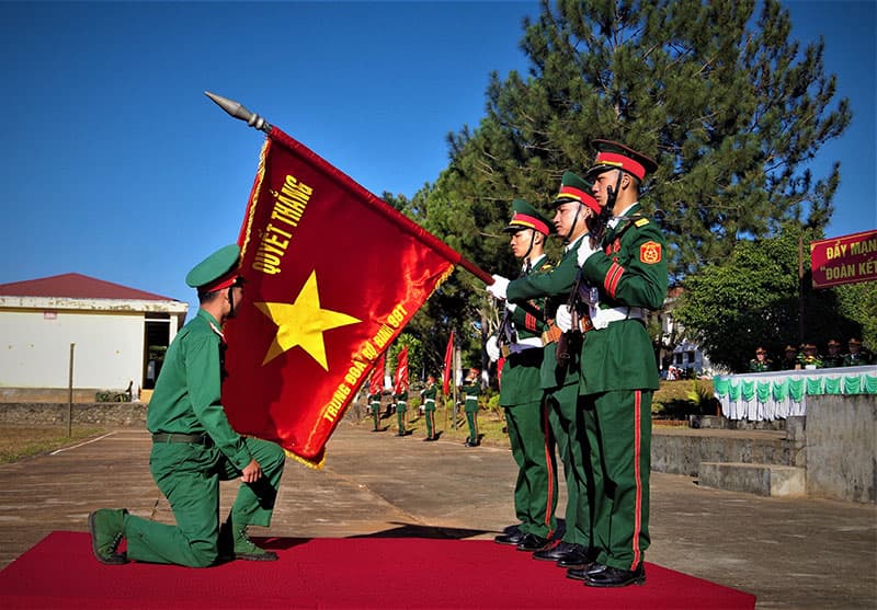 Ngày hội tòng quân gắn với thực hiện 5K