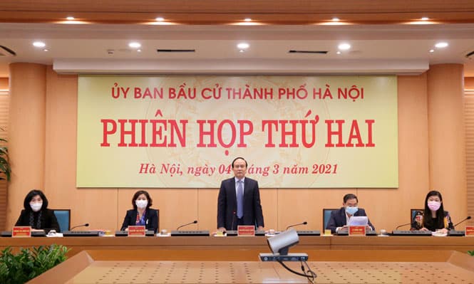 TP Hà Nội: Đẩy nhanh việc chuẩn bị, nâng cao trách nhiệm để công tác bầu cử diễn ra đúng kế hoạch