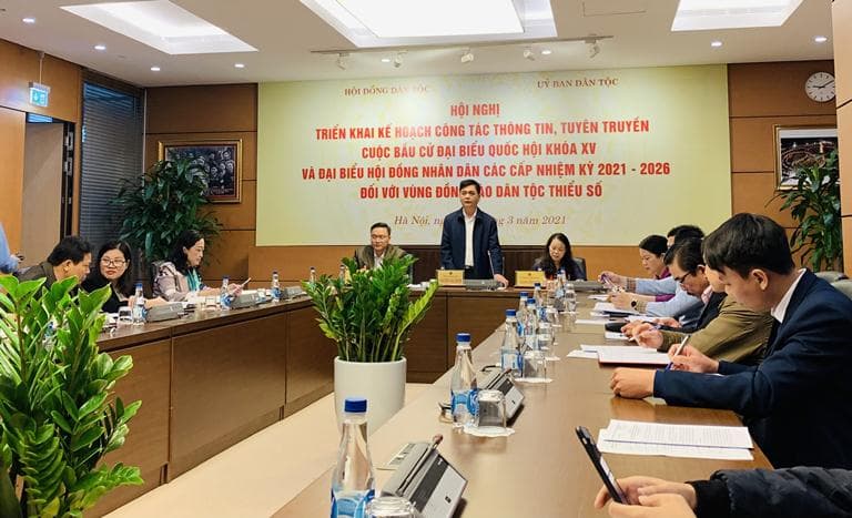 Tuyên truyền sâu rộng về cuộc bầu cử đại biểu Quốc hội khóa XV và HĐND các cấp đến đồng bào dân tộc thiểu số