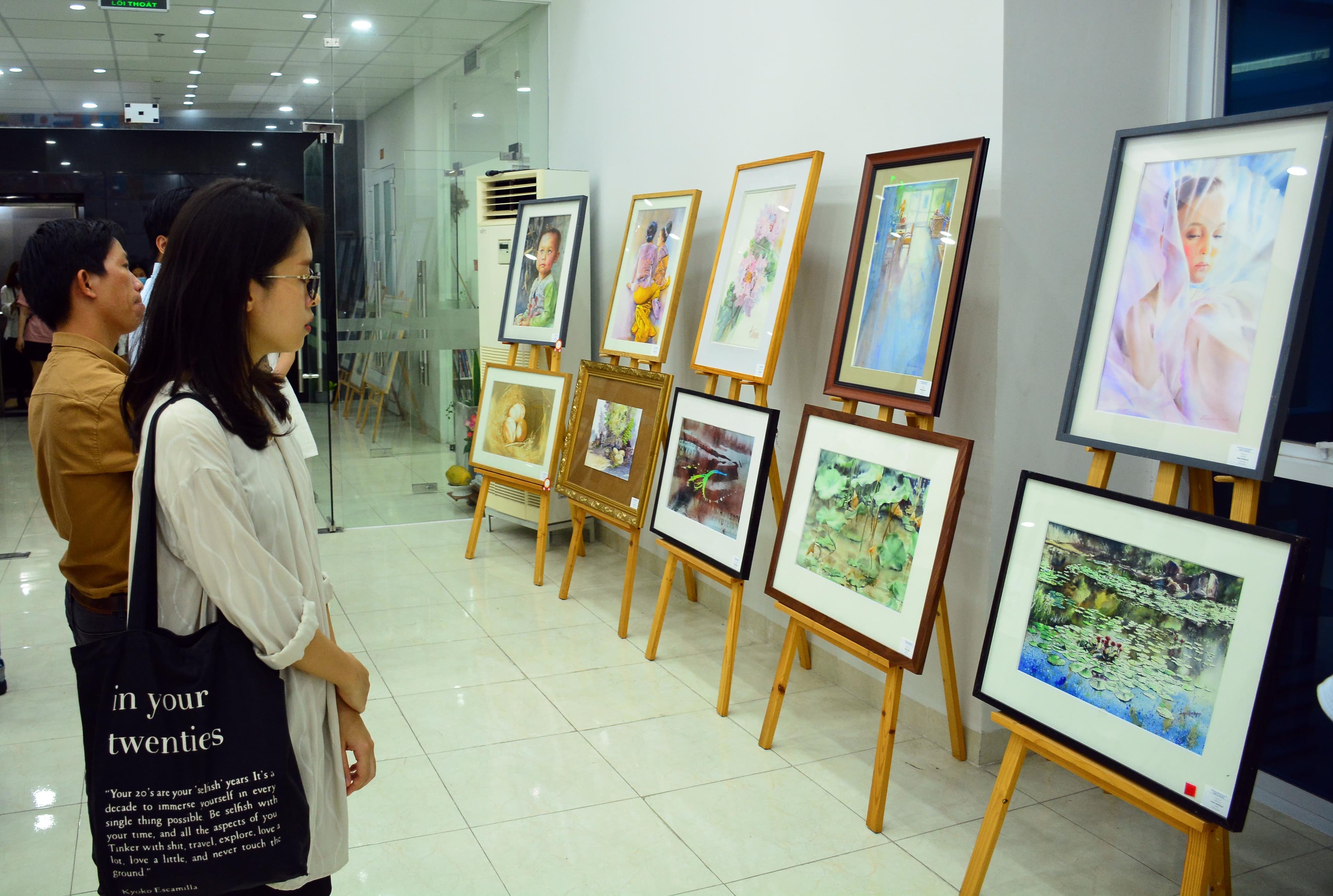 Triển lãm tranh màu nước quốc tế chủ đề “Nghệ thuật và Hoà bình”