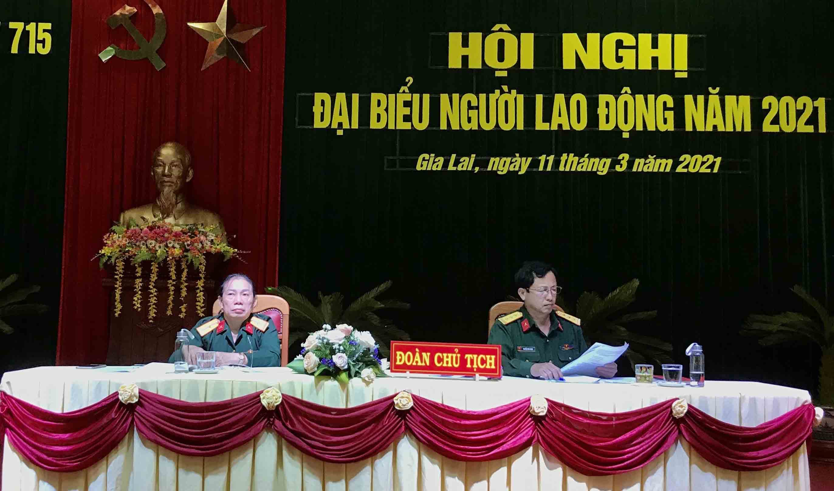 Công ty 715 tổ chức Hội nghị đại biểu người lao động năm 2021