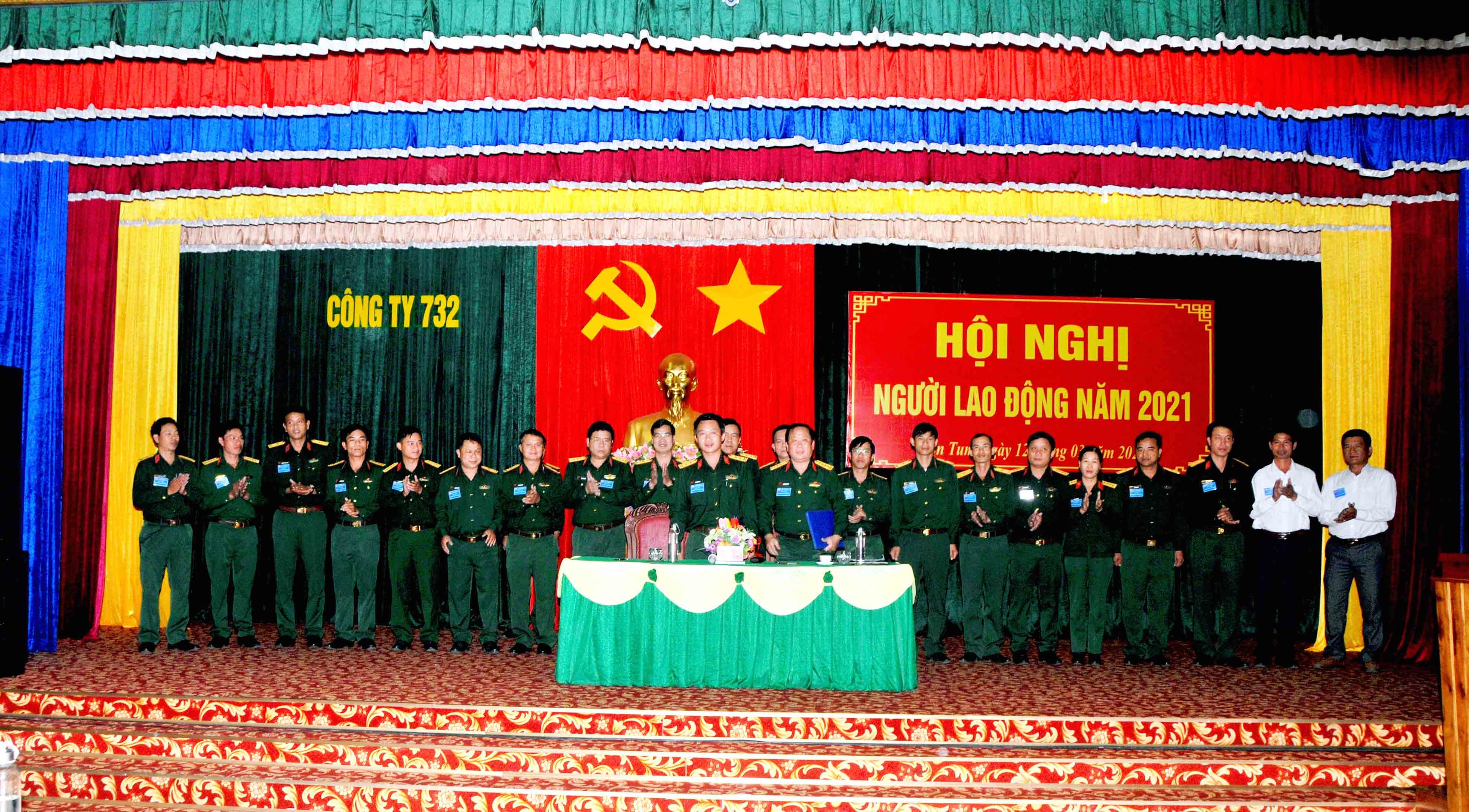 Công ty 732 tổ chức Hội nghị Đại biểu người lao động năm 2021