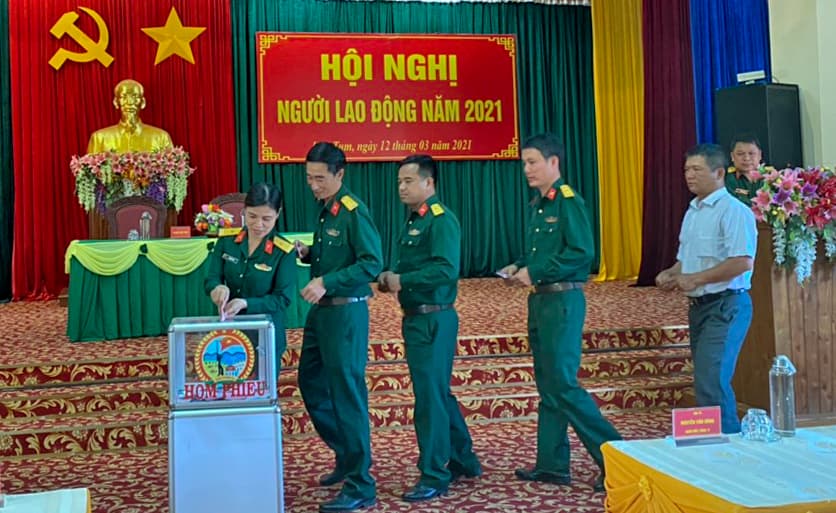 Công ty 732 tổ chức Hội nghị người lao động năm 2021