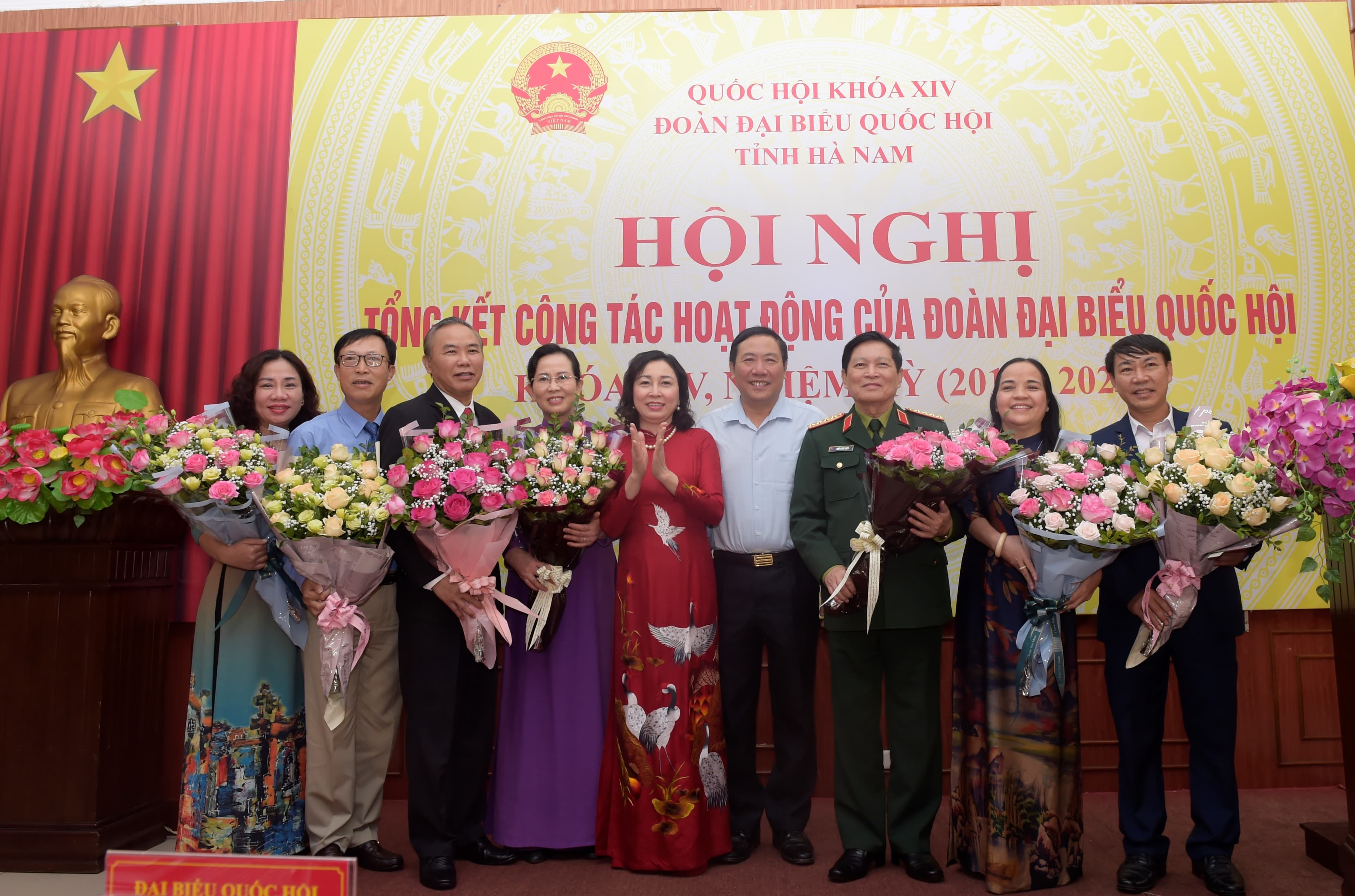 Đại tướng Ngô Xuân Lịch dự Hội nghị tổng kết công tác hoạt động của Đoàn đại biểu Quốc hội tỉnh Hà Nam