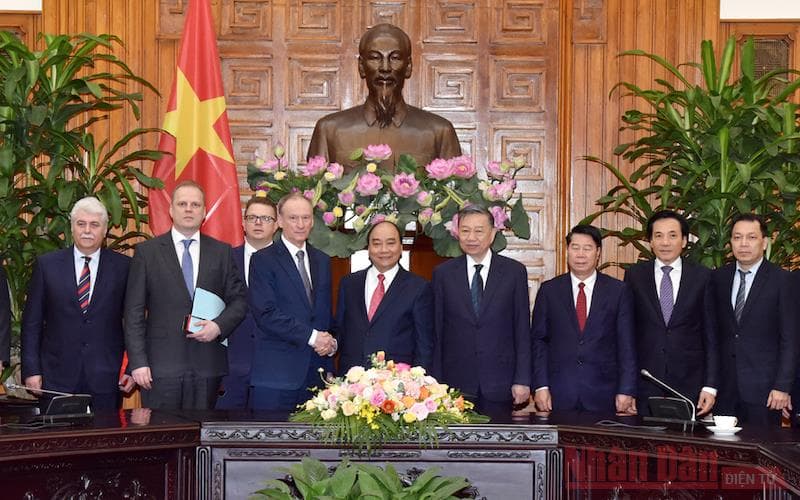 Thủ tướng Nguyễn Xuân Phúc tiếp Thư ký Hội đồng An ninh quốc gia Nga
